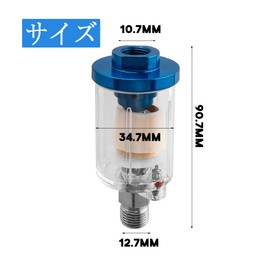 Wolfride Water Separator, Air Regulator, 1/4" Air Filter, Air Compressor, Moisture Removal, Filter Regulator, Water Separator, Tool Set of 3