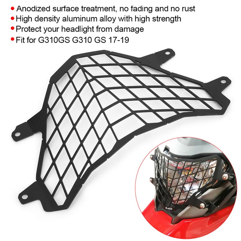 Aluminium Alloy Motorcycle Headlight Cover Headlamp Grille Fit for G310GS