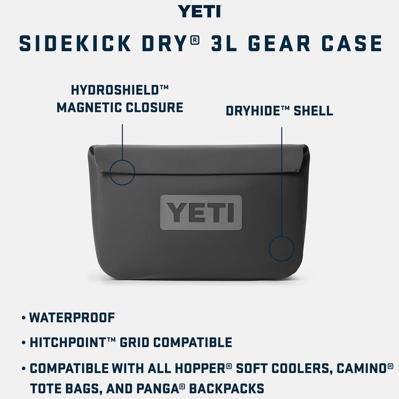 YETI Sidekick Dry 3L Gear Case, Cape Taupe