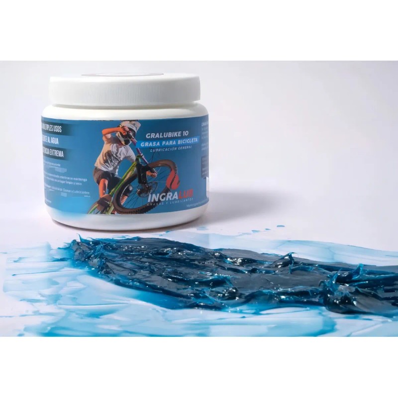 Grasa Azul 500g Ingralub Gralubike 10 para Bicicleta Baleros Rodamientos