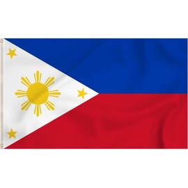 Storm&Lighthouse Philippines Flag 5ft x 3ft with Eyelets
