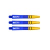 RED DRAGON Nitrotech Intermediate Blue and Gold Dart Stems -