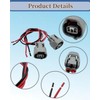 Side Marker Light Connector Harness Plug Pigtail Fit for Toyota
