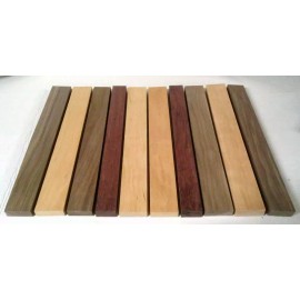 Wood-Hawk 3/4"x2"x16" - 2 PURPLEHEART 4 Walnut 4 CHERRY Cutting Boards Charcuteri Wood Kit