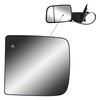Replacement Driver Left Side Door Towing Mirror Main Big Glass