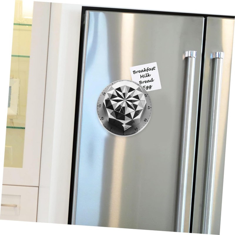 NOLITOY Elegant Kitchen Timer Stainless Steel Kitchen Clock Cooking Alarm