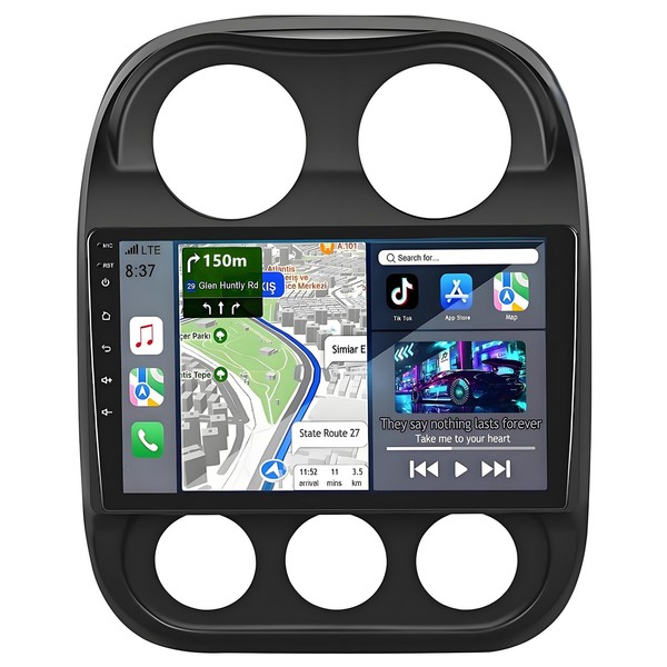 for Jeep Compass Patriot Radio Upgrade 2010-2016: Android 14 Car