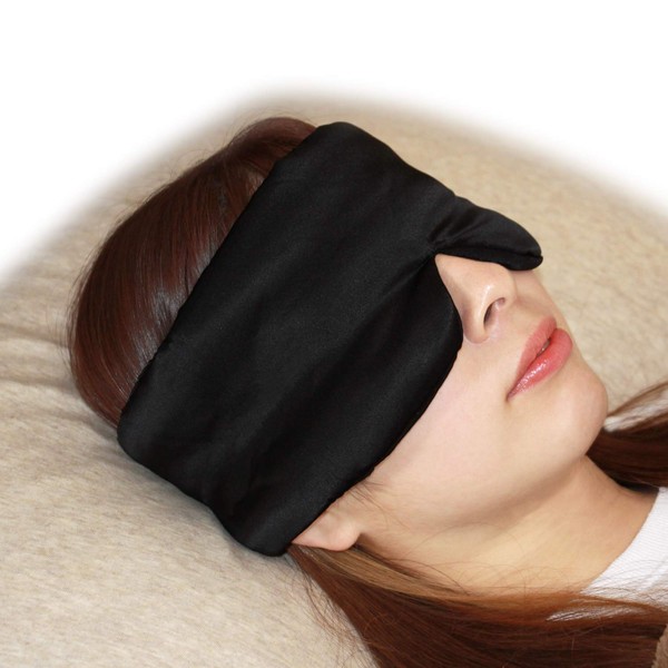Silkmondo Silk Eye Mask, Large, 100% Natural Silk, Comfortable Sleep,