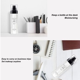 Espray Fijador, Espray Fijador De Maquillaje Hidratante, Espray De Maquillaje Resistente Al Agua Y Al Sudor De Larga Duración 100Ml