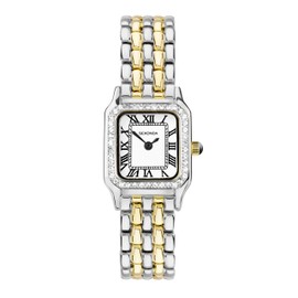 Sekonda Monica Women's Watch with Two Tone Alloy Case and Strap with Bezel and White Dial 40640