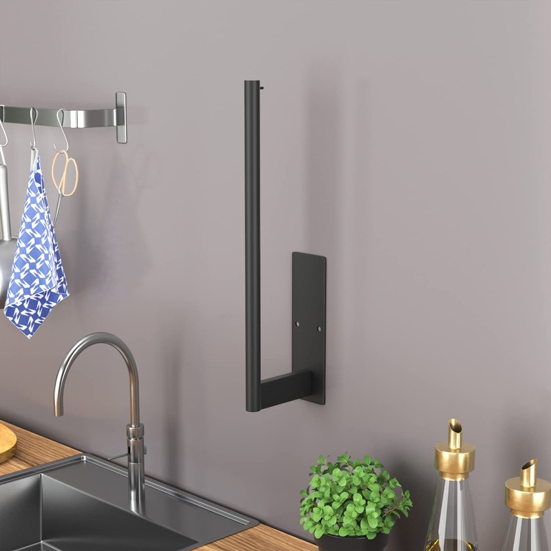 Kitchen Roll Holder Under Cabinet, Stainless Steel Paper Towel Holder