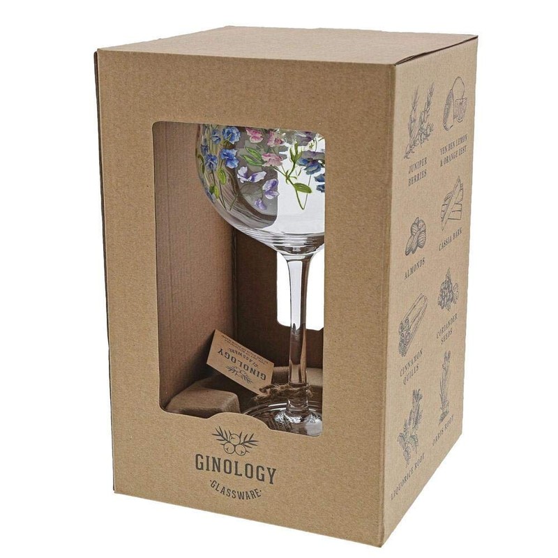 Ginology A30417 Sweet Pea Copa Gin Glass, 24 Ounces