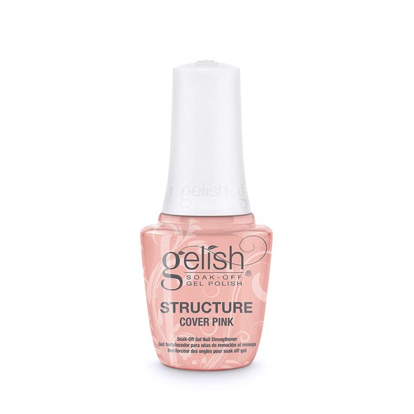 Gelish Hand & Nail Harmony Brush-on Structure Gel, Cover Pink, 0.5 Oz