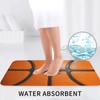Jbofyee Basketball Texture 3 Piece Bathroom Rugs Set, Bath Mat