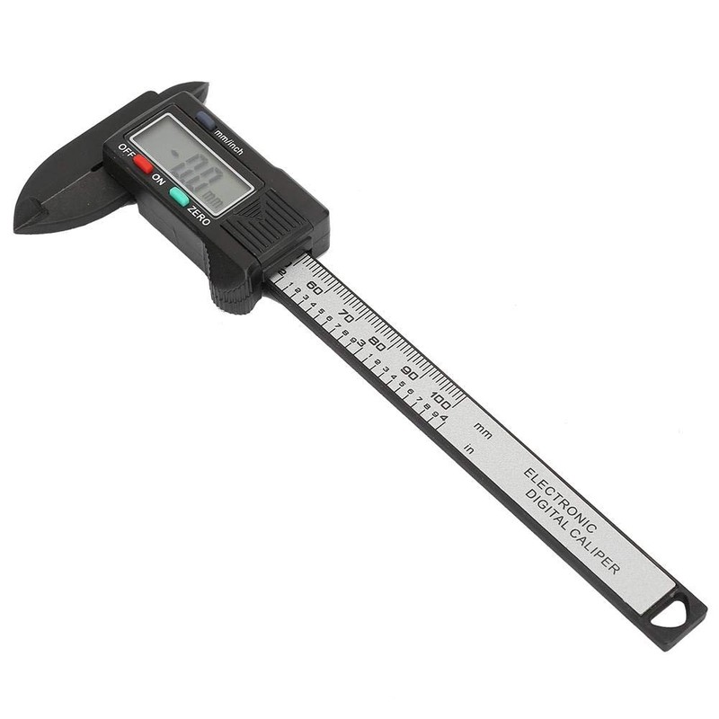 Digital Caliper, Electronic Digital Caliper Practical 100 mm Plastic Electronic
