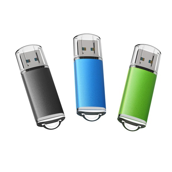 USB 3.0 Flash Drive K&ZZ 3 Pack 128GB Flash Drive
