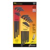 BONDHUS Hex Wrench Set, Multi-Pack, Black Dyed, 22-piece Set (HLX9M: