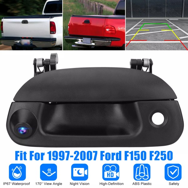 iBrookAuction Tailgate Door Handle With Camera For Ford F150 F250