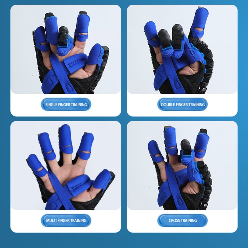 Hand Function Training Glove Rechargeable Hot Compress 3 Modes 9