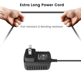 Xzrucst 24V AC/DC Adapter for Innov IVP2400-0500 IVP24000500 Ayarh Ultrasonic Humidifier Night Lamp JISIWEI i3 Wi-Fi Enabled Robotic Vacuum Cleaner Self Charging Floor 24VDC 0.5A Power Supply Cord
