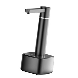 Bomba Automática de Botella de Agua Potable, Dispensador de Agua de Escritorio Seguro, Altamente Eficiente, Ligero, Compacto, Fácil Operación para el Hogar (BLACK)