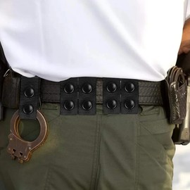 EastyGold Belt Keeper Buckle Belt Keep Security Stay Holder with Double Snaps Tactical Waist Fastener for 2" 2.5" Wide Belt Police Military Equipment Accessories