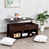 DORTALA Lift Top Storage Space Coffee Table, Multi-Functional Modern Coffee