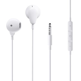 2023 Earphones, Wired Earphones, Microphone Included, 0.1 inch (3.5 mm) Jack, Noise Cancelling, Microphone Included, Calls, High Resolution, Clear Calls, Volume Control, Tangle-Resistant, Stereo