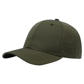 UVSAI UPF 50+ Performance Water Resistant Baseball Cap Lightweight Breathable Hat Golf Running Boat Hiking for Men Women Army Green