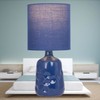 Set of 2 Dimple - Navy Blue Ceramic 29cm Table