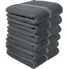 Erwin Müller Mannheim Terry Towel Pack of 6 Plain Anthracite