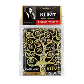 CARMANI, Decorative Magnets for Fridge, Whiteboard, Notice Board, Fridge, Classroom, Locker, Artistic Magnets for Art Lovers, Tree of Life, Painting 4.5 x 7 cm