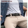 BULLIANT Men belt, Grain Leather Belt For Men Dress Casual