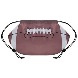 MUKA Drawstring Backpack Gym Bag 210D Polyester Gym Bag Rugby Style, Rugby, Classic