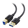 Cable Matters 2-Pack Short USB 3.0 Cable (USB 3 Cable,