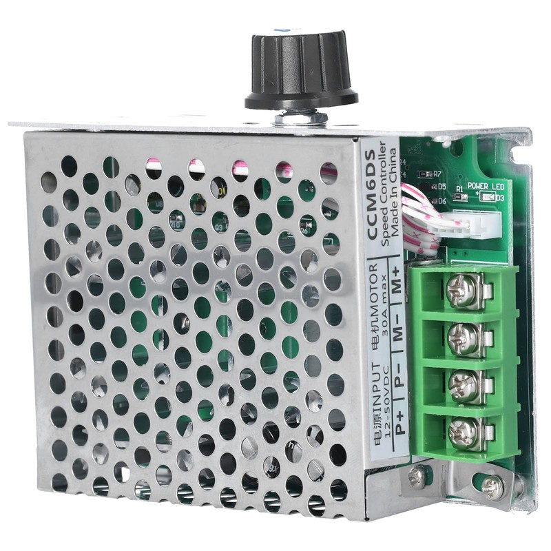 DC12V‑50V Professional PWM DC Motor Speed Controller Metal Shell 30A