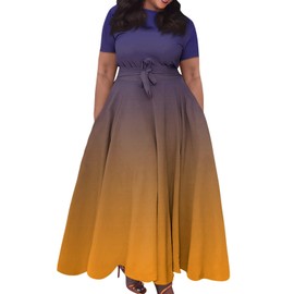 UQRZAU Sales Today Clearance, Indian Dresses for Women, Flowy Spring Petticoat Skirt Under Dress Trendy 2025 Womens Summer Short Sundresses Mumu with Pockets Jackets Ladies House (XXL