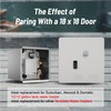 Ranein 18 x 18 Inches RV Water Heater Black Door.