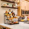 THYGIFTREE Coffee Syrup Rack Organizer 3-Tier 12 Syrup Bottles Holder