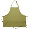 DayStar Apparel 200 Three Pocket Bib Apron, Sage