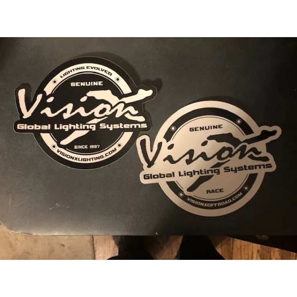 Vision Off Road Global Lighting Systems 2PC STCKER SET 7X5.5