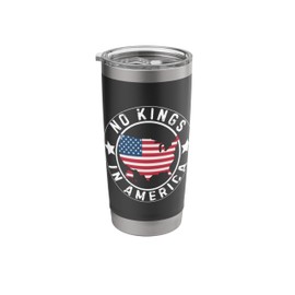 No King In American Democracy in United State of America Stainless Steel Insulated Tumbler