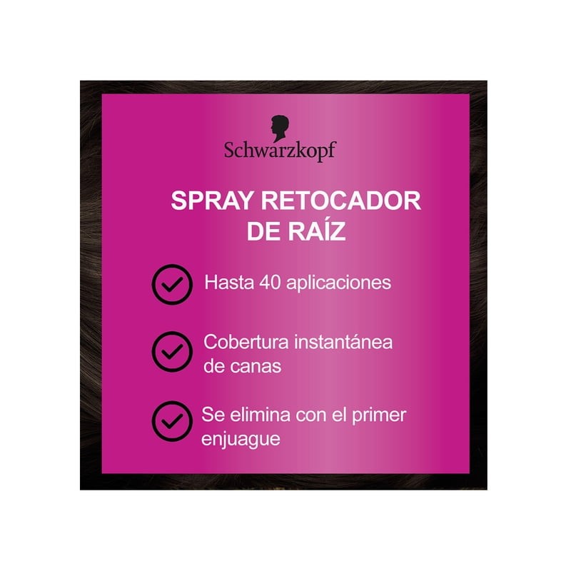 Retocador Schwarzkopf Dark Brown 120ml