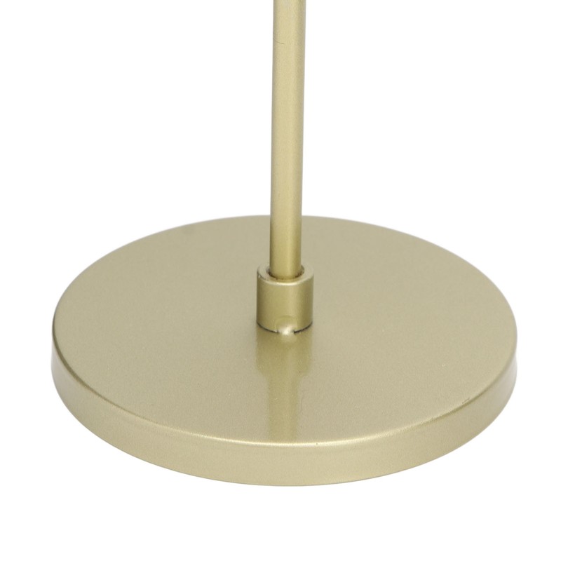 Gold Pillar Candle Holder Double Sided Use Rust Prevention Iron