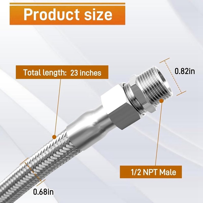 Snblzhef Jumper Hose Compressor Hose Pressure Washer Jumper Hose Industrial