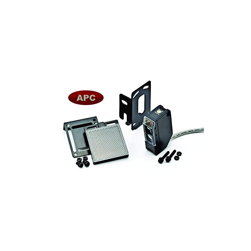 APC Retro Reflective Ptohocell Photoelectric Beam Sensor Reflactor Gate Garage