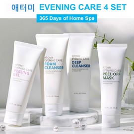 GASHINA STORY Ato-my Evening Care 4 set - Evening Care Foam Cleanser + Deep Cleanser + Peeling Gel + Peel-Off Mask