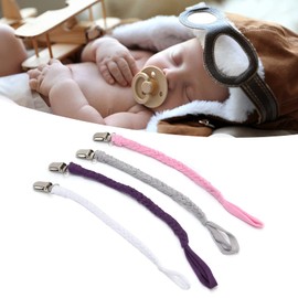Baby Anti-Drop Chupete Clip Chupete Cadena Diy Baby Anti-Lost Chupete Clip Chupete Anti-Drop Clip Chupete Clip Chupete Clip para Casi Todo Tipo de Chupetes(1#)