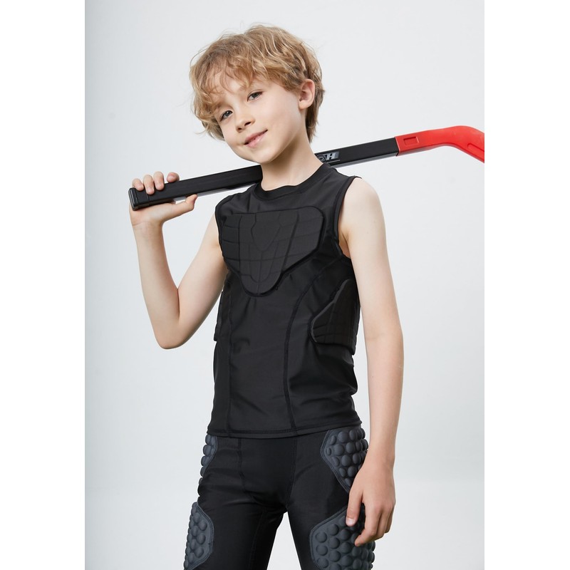 Youth Catchers Gear Boys Padded Chest Protective Shirt, Chest Protect
