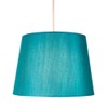 Traditionally Designed Medium 10" Lamp Shade in Teal Faux Silk